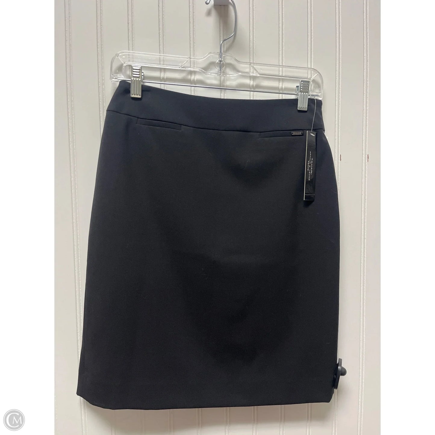 Skirt Midi By Tahari By Arthur Levine In Black, Size: 2p