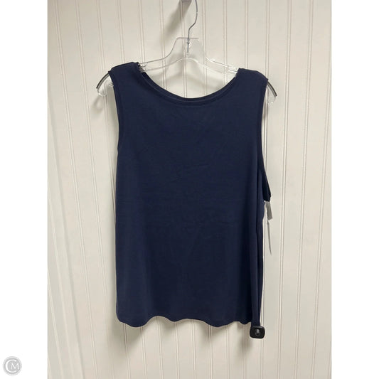 Tank Top By Croft And Barrow In Navy, Size: Xl
