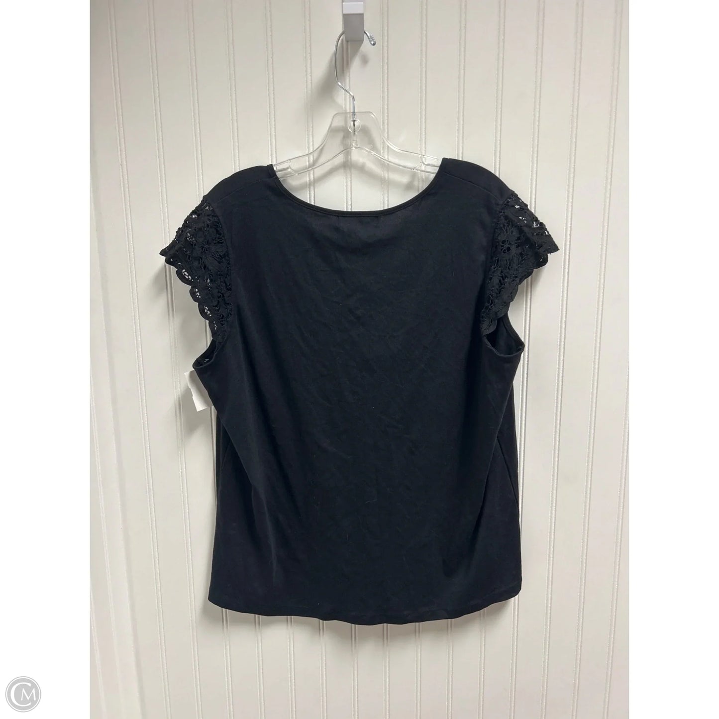Top Sleeveless By Lauren By Ralph Lauren In Black, Size: 3x