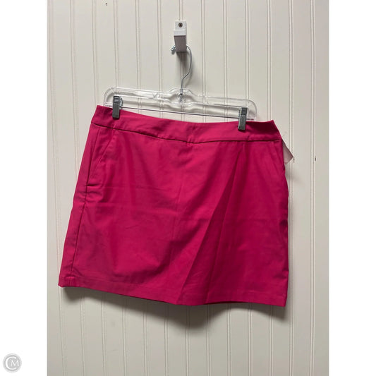 Athletic Skort By Nike In Pink, Size: M