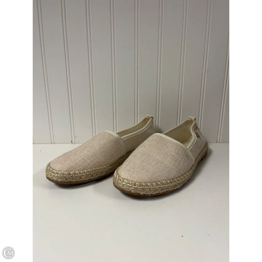 Shoes Flats By Clothes Mentor In Beige, Size: 9.5