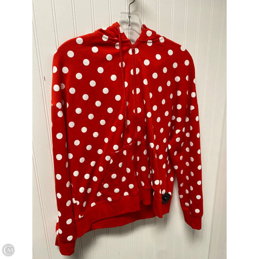 Jacket Other By Disney Store In Red & White, Size: Xs