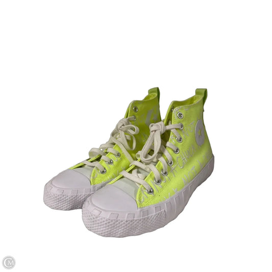 Shoes Athletic By Converse In Yellow, Size: 10