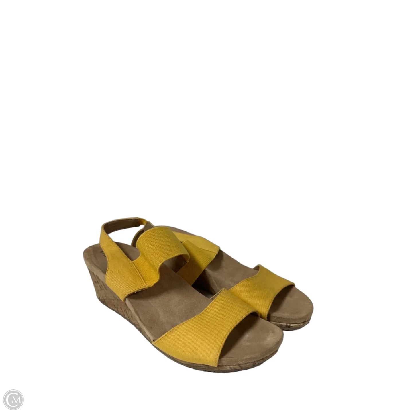 Sandals Flats By Life Stride In Yellow, Size: 9