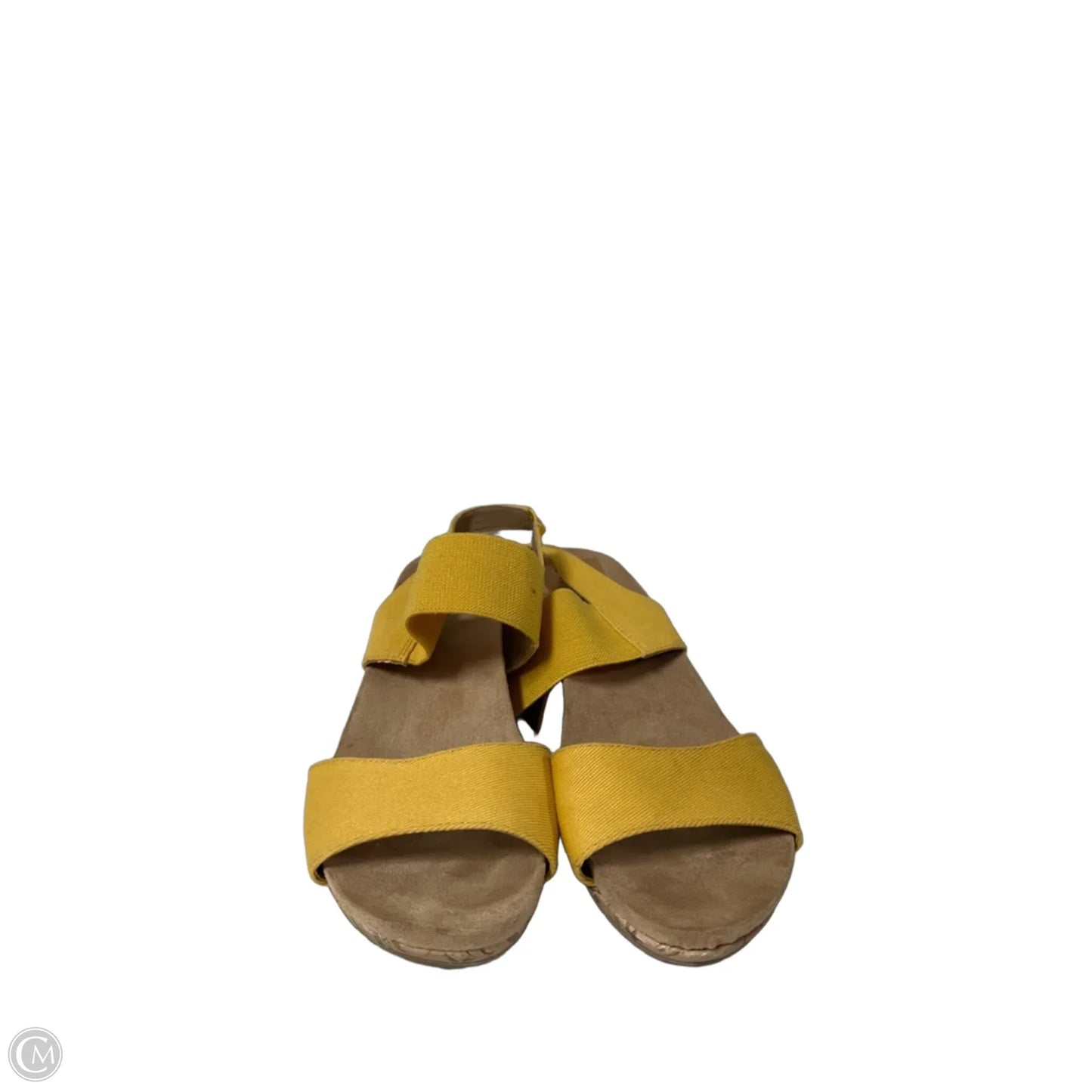 Sandals Flats By Life Stride In Yellow, Size: 9
