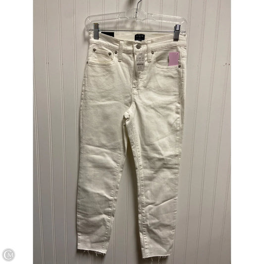 Jeans Skinny By J. Crew In White, Size: 26