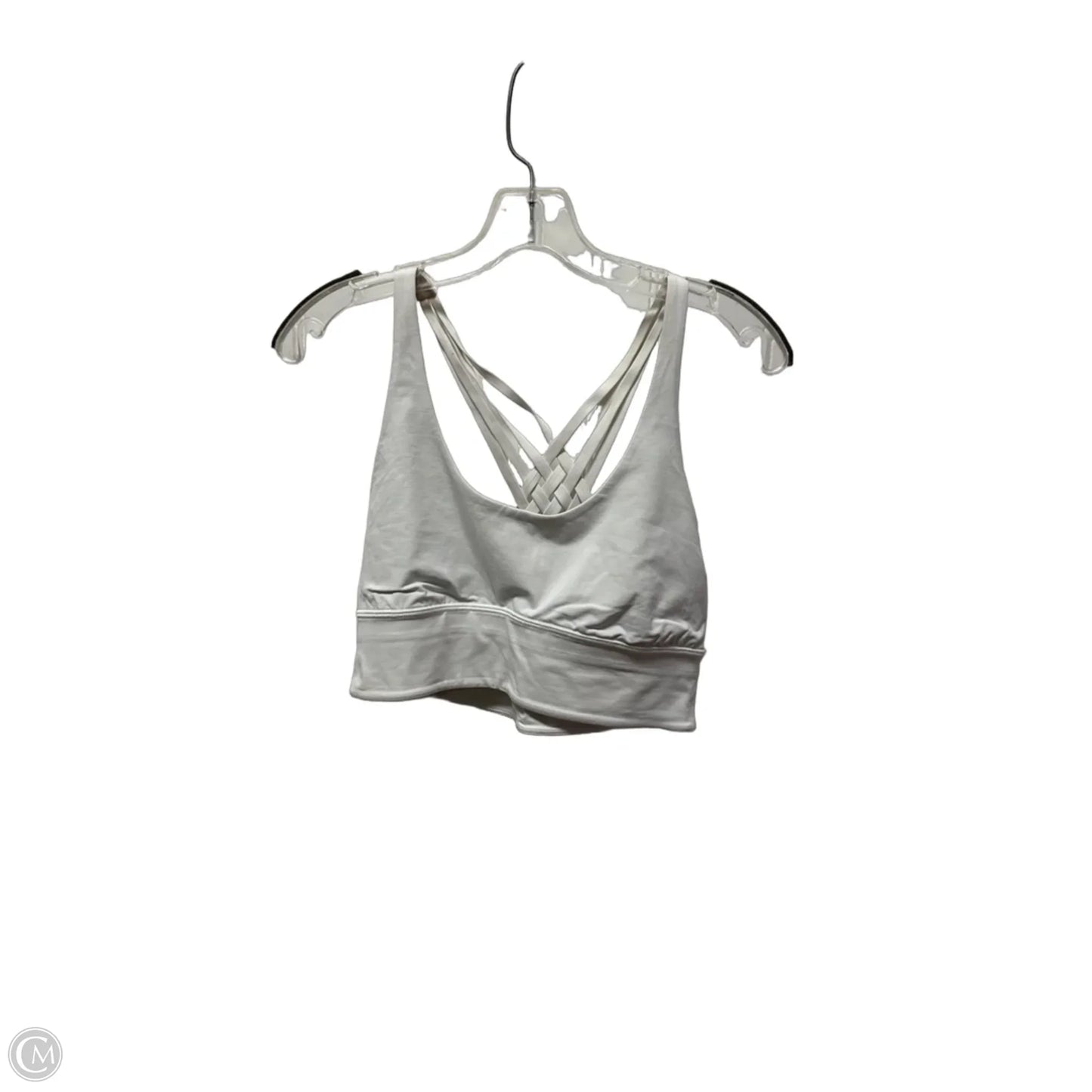 Athletic Bra By Lululemon In White, Size: L