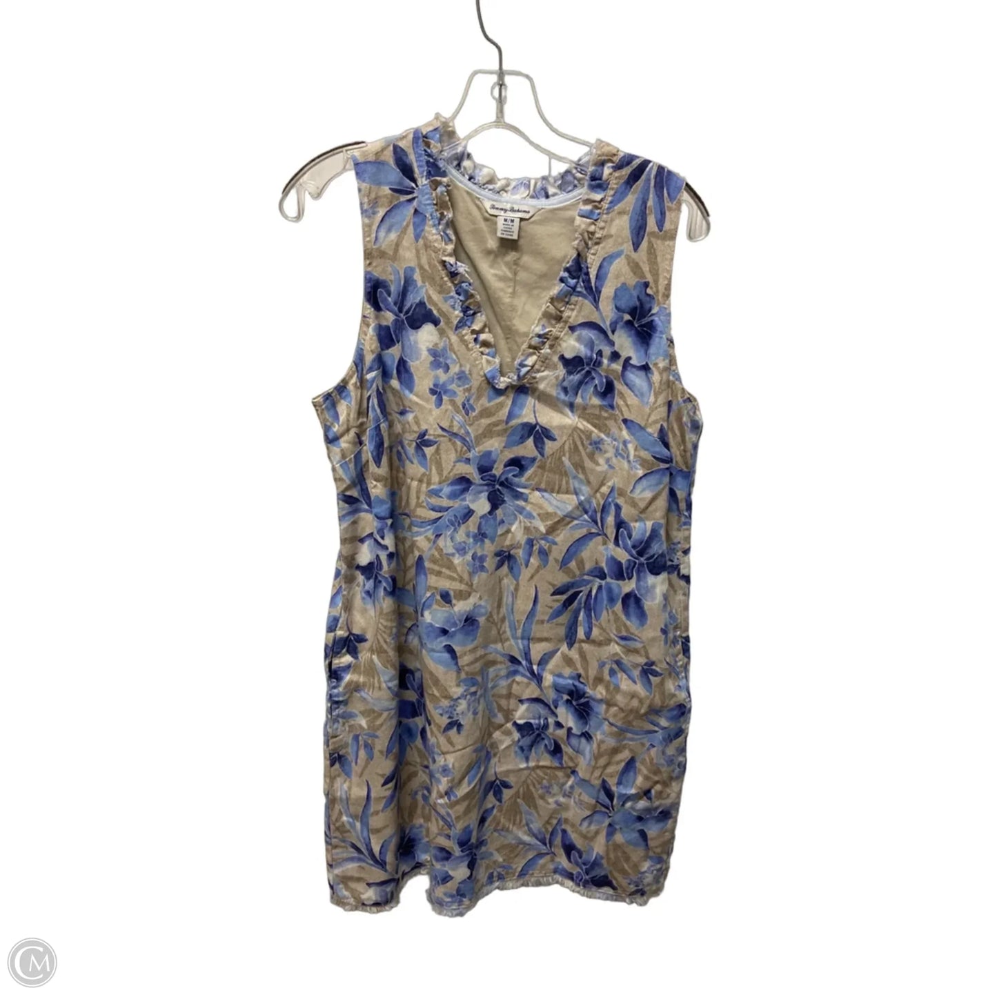 Dress Casual Midi By Tommy Bahama In Beige, Size: M