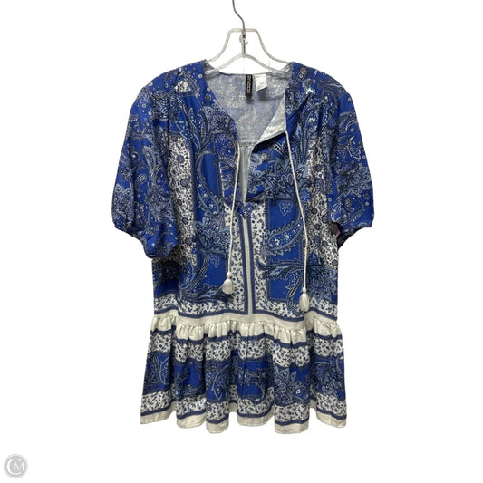 Dress Casual Short By H&m In Blue, Size: S