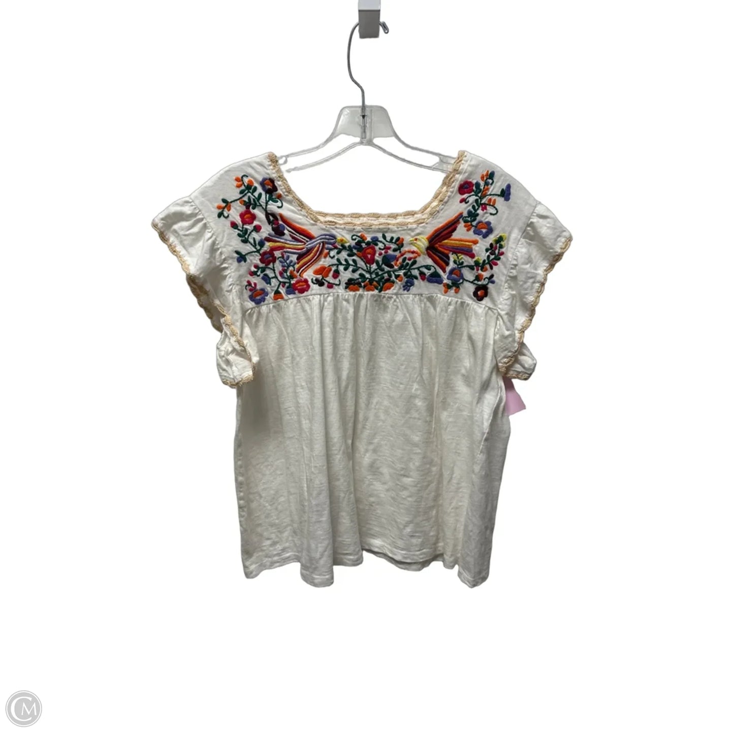 Top Short Sleeve By Altard State In White, Size: M
