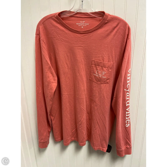 Top Long Sleeve By Vineyard Vines In Pink, Size: M