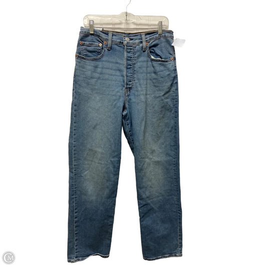 Jeans Straight By Levis In Blue, Size: 12