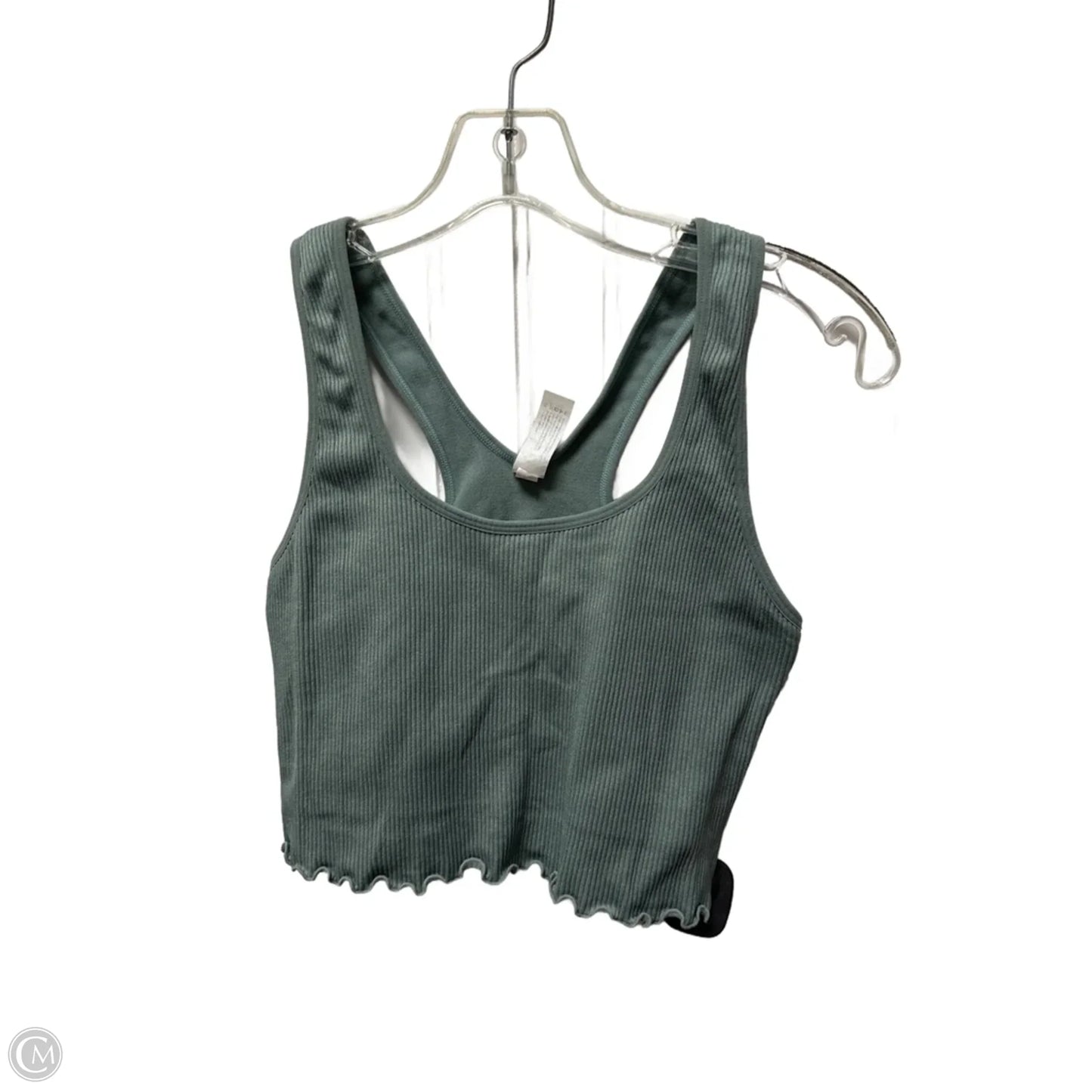 Athletic Tank Top By Yogalicious In Green, Size: L
