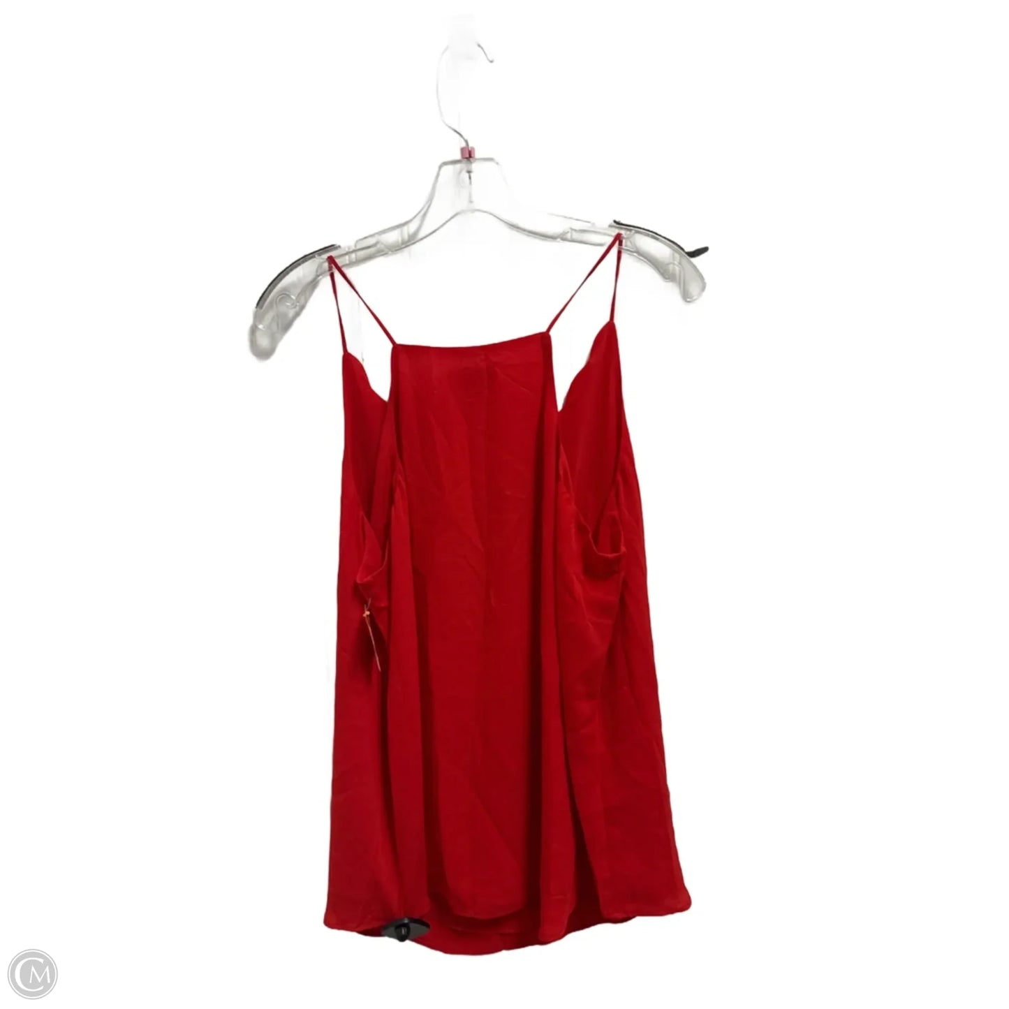 Top Sleeveless By Loft In Red, Size: L