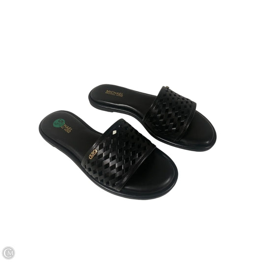 Sandals Flats By Michael By Michael Kors In Blue, Size: 5.5