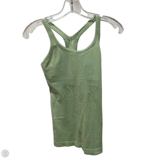 Athletic Tank Top By Lululemon In Green, Size: Xs