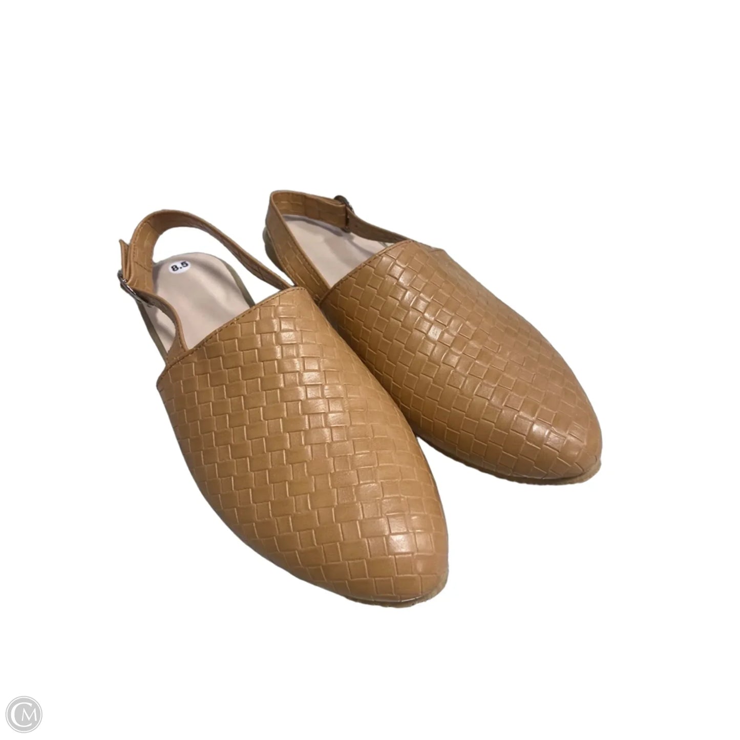 Shoes Flats By Clothes Mentor In Brown, Size: 8.5