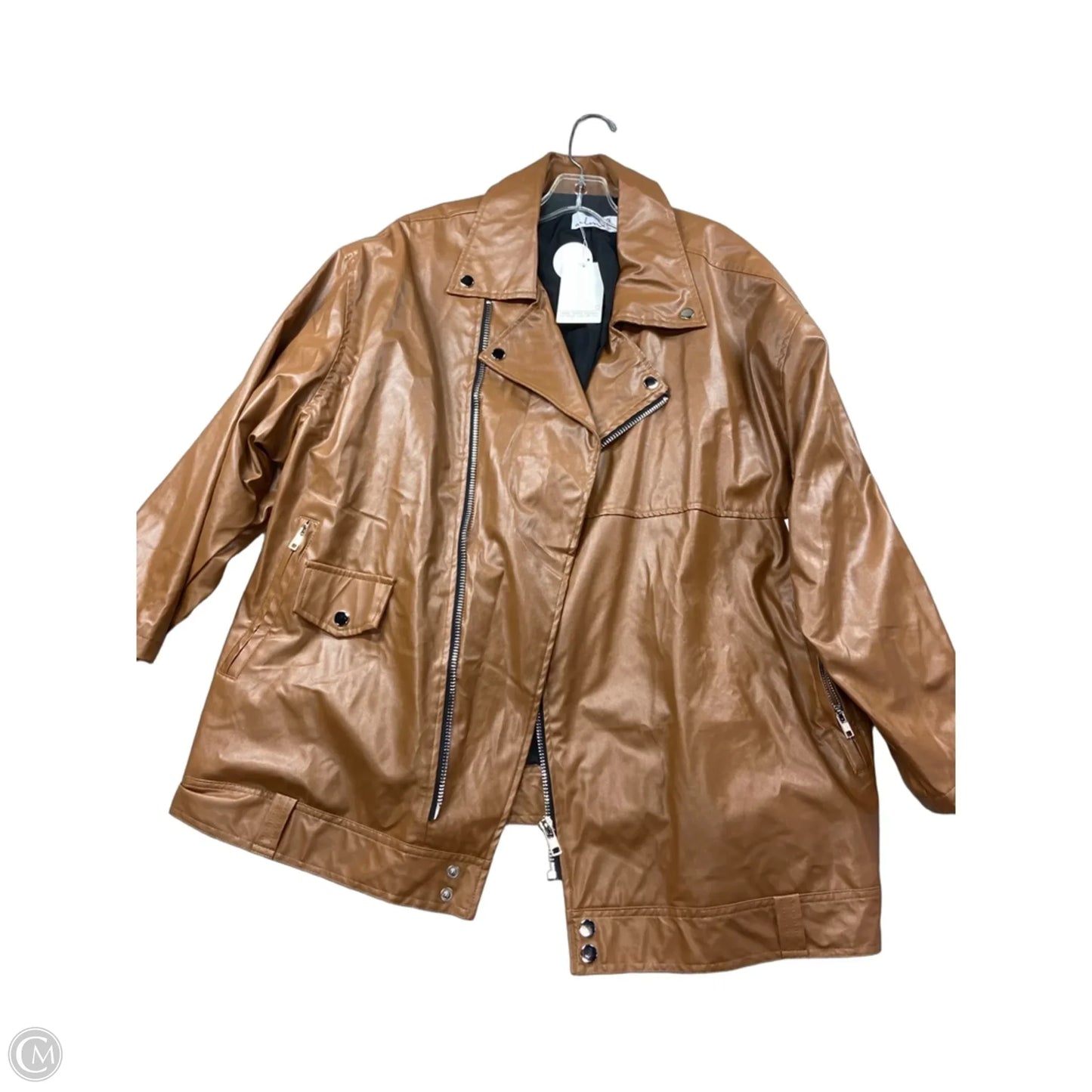 Jacket Other By Clothes Mentor In Brown, Size: 2x