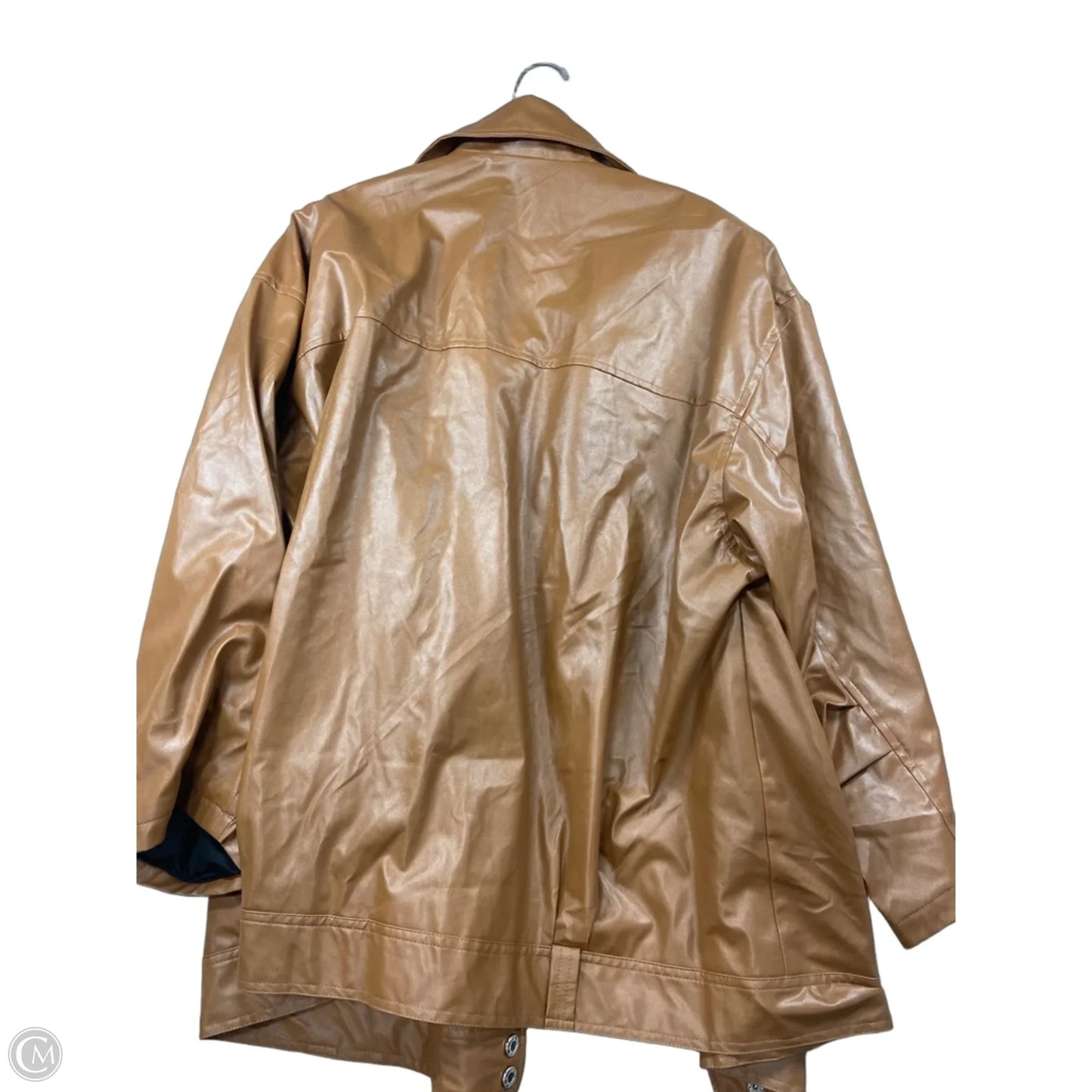 Jacket Other By Clothes Mentor In Brown, Size: 2x