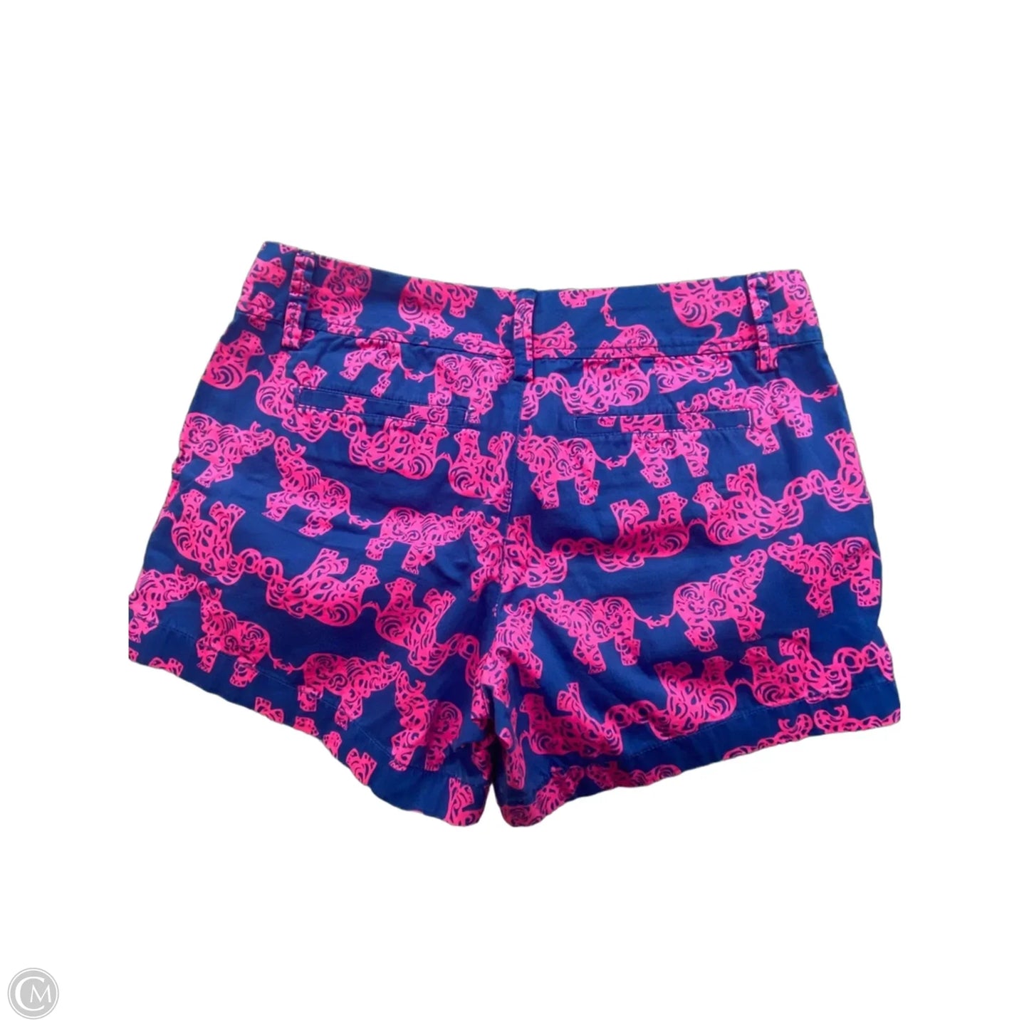 Shorts Designer By Lilly Pulitzer In Blue & Pink, Size: 4
