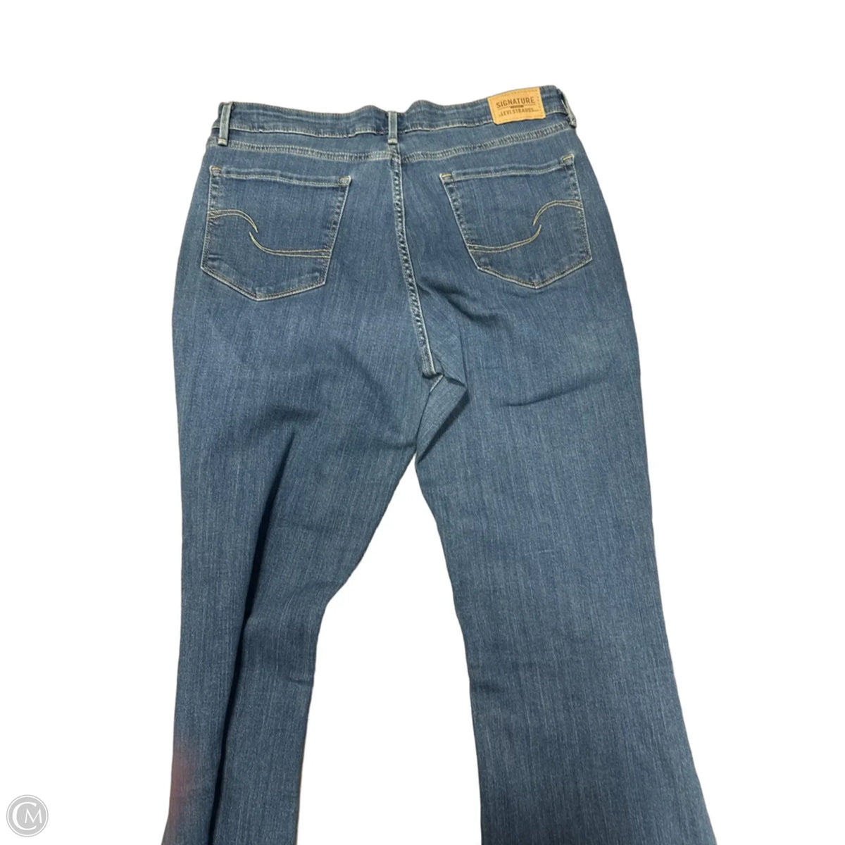 Jeans Straight By Levis In Blue, Size: 14