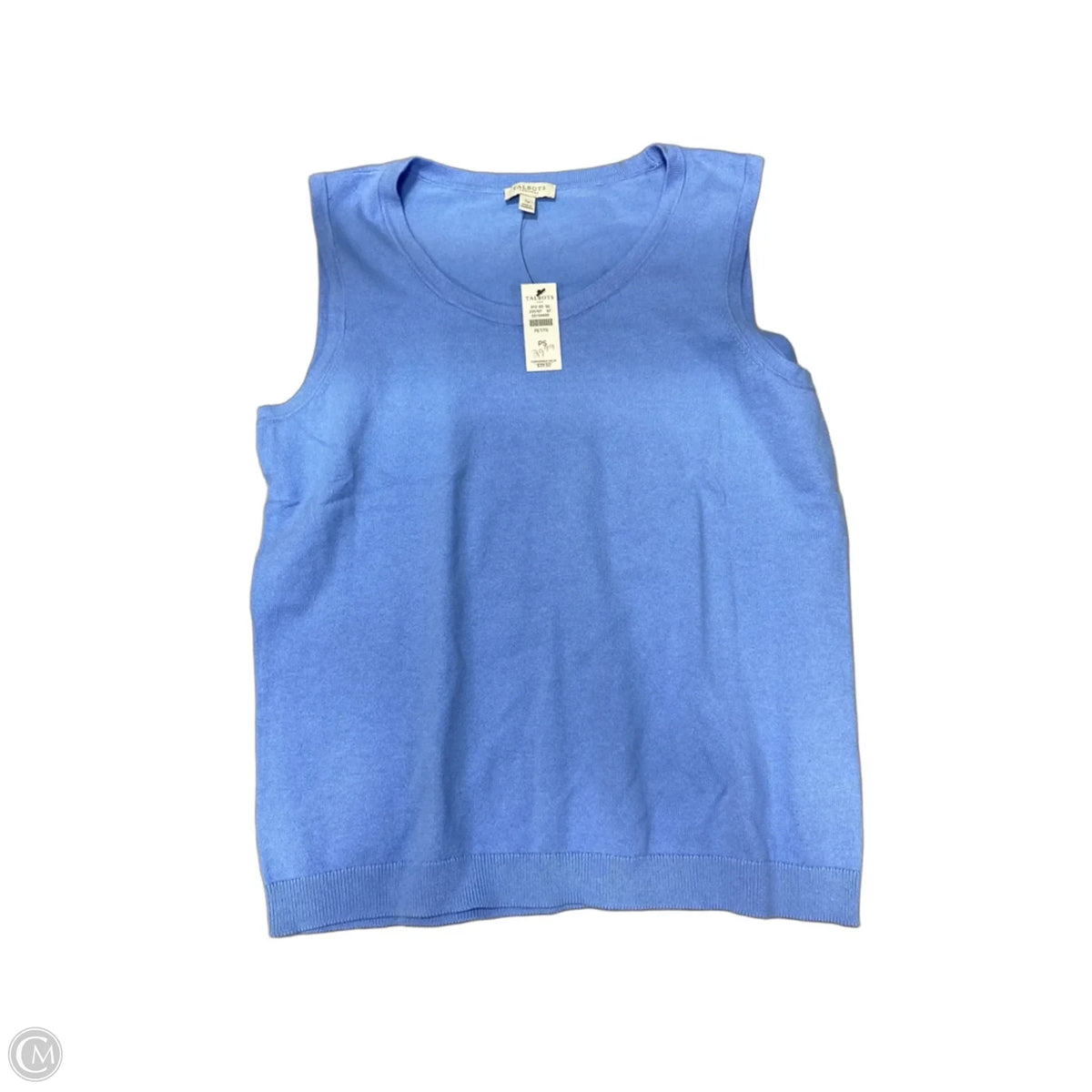 Sweater Short Sleeve By Talbots In Blue, Size: S