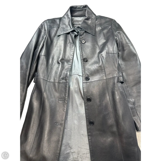 Jacket Moto Leather By Guess In Black, Size: M
