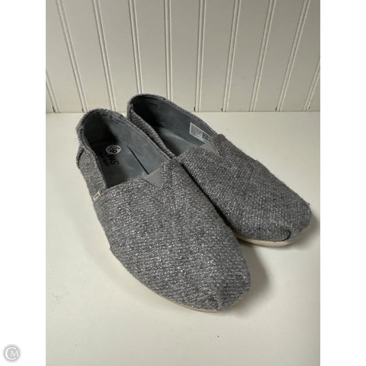 Shoes Flats By Toms In Grey, Size: 8.5