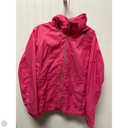 Athletic Jacket By Columbia In Pink, Size: L