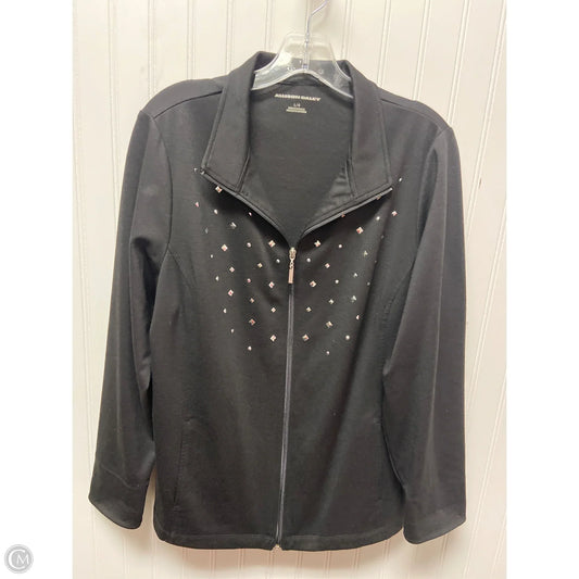 Athletic Jacket By Allison Daley In Black, Size: L