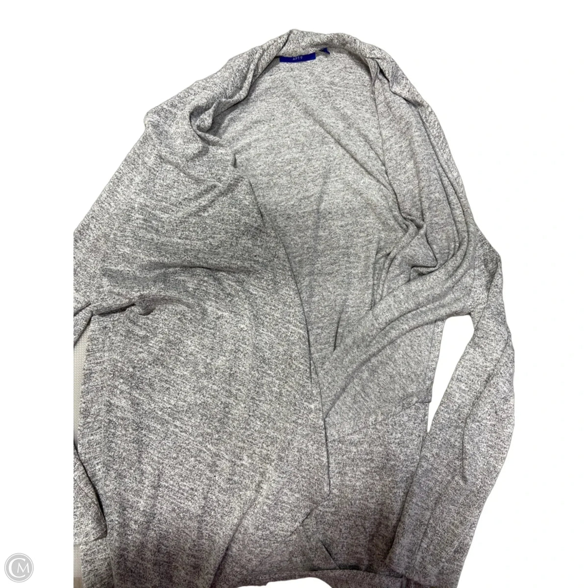 Sweater Cardigan By Apt 9 In Grey, Size: Xl
