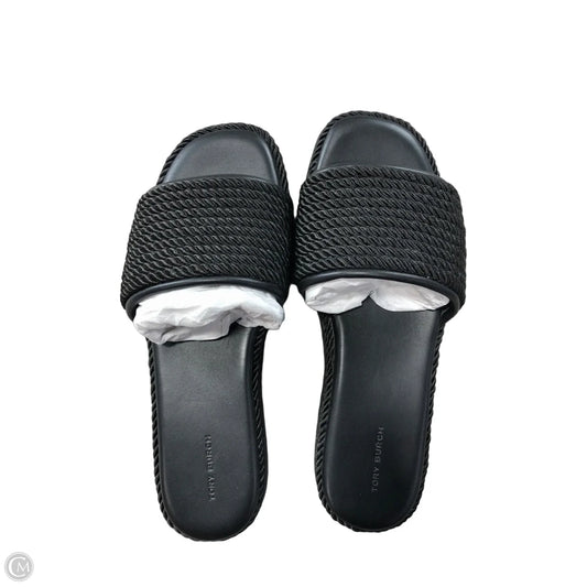Sandals Designer By Tory Burch In Black, Size: 10.5