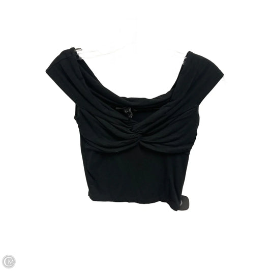 Top Sleeveless By Forever 21 In Black, Size: S