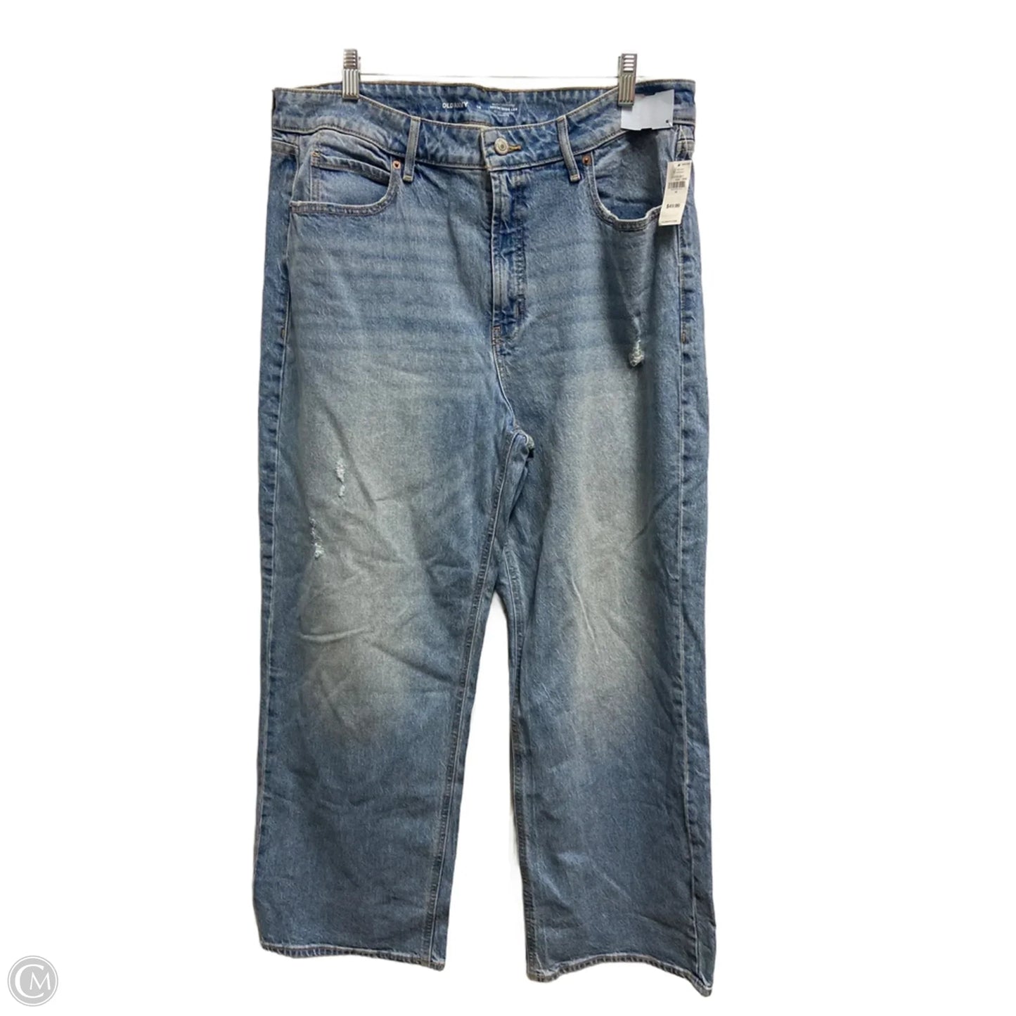 Jeans Wide Leg By Old Navy In Blue, Size: 16