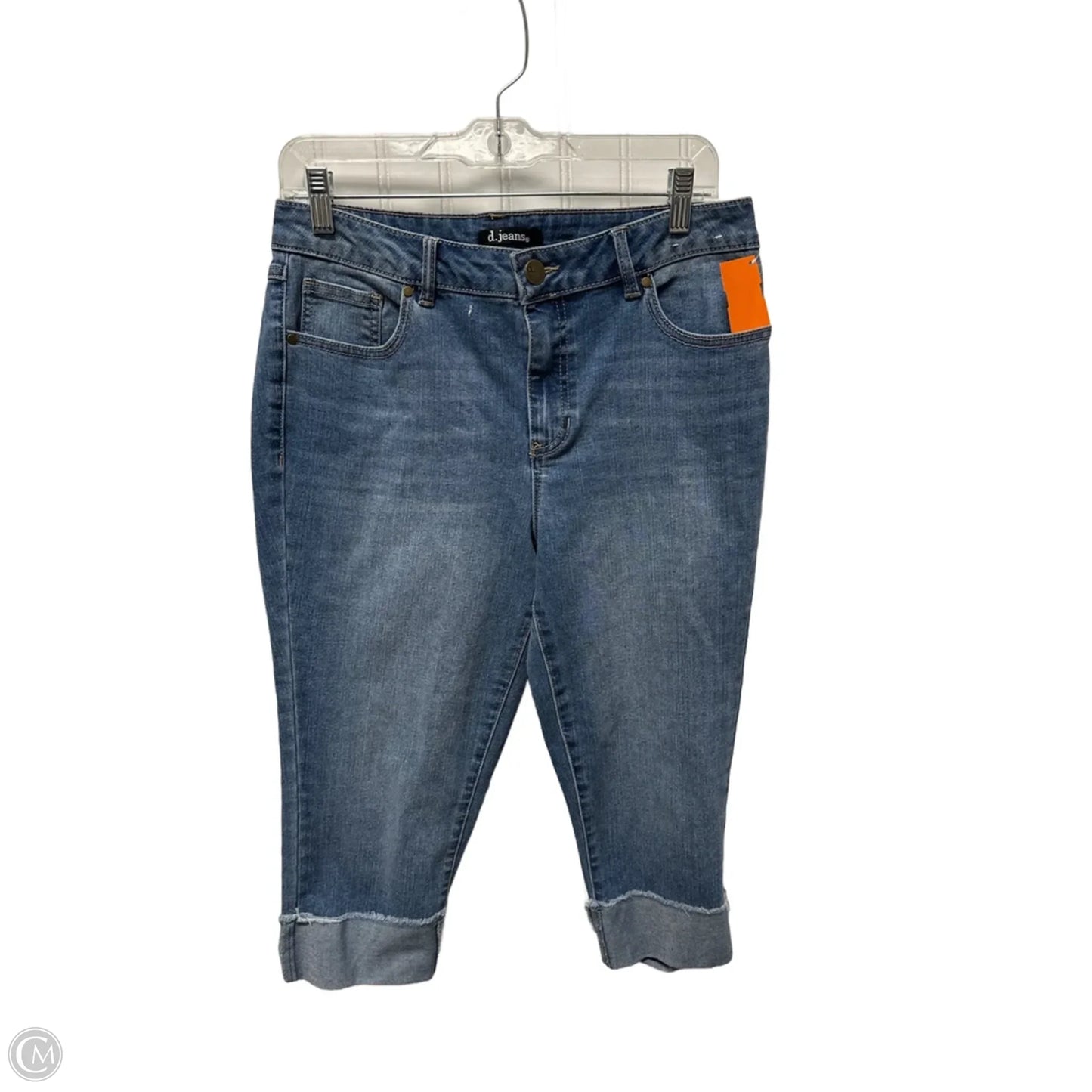 Jeans Cropped By D Jeans In Blue, Size: 10