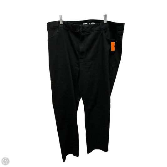 Jeans Straight By Old Navy In Black, Size: 24