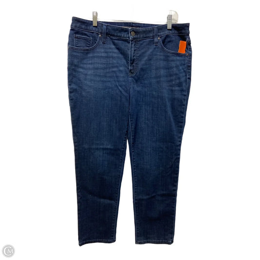 Jeans Boyfriend By Chicos In Blue, Size: 14