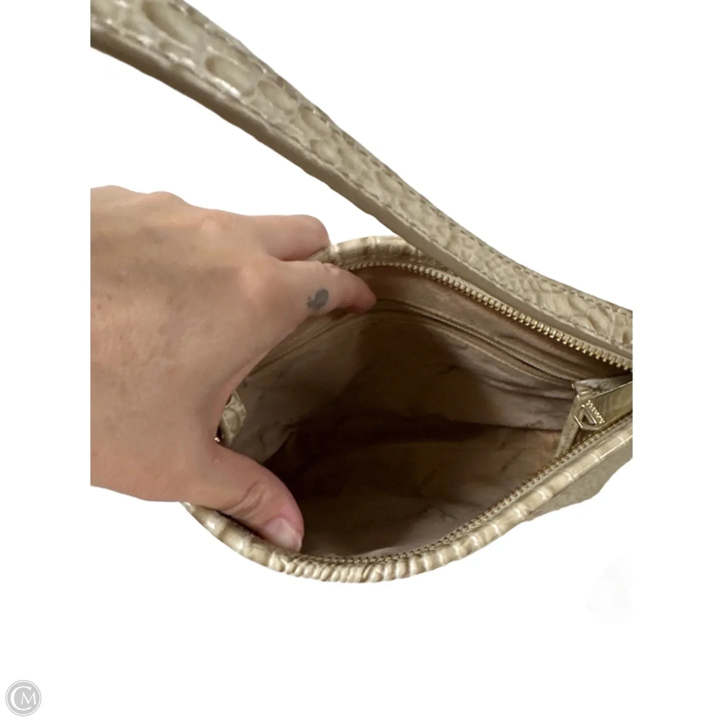 Handbag Designer By Brahmin, Size: Small