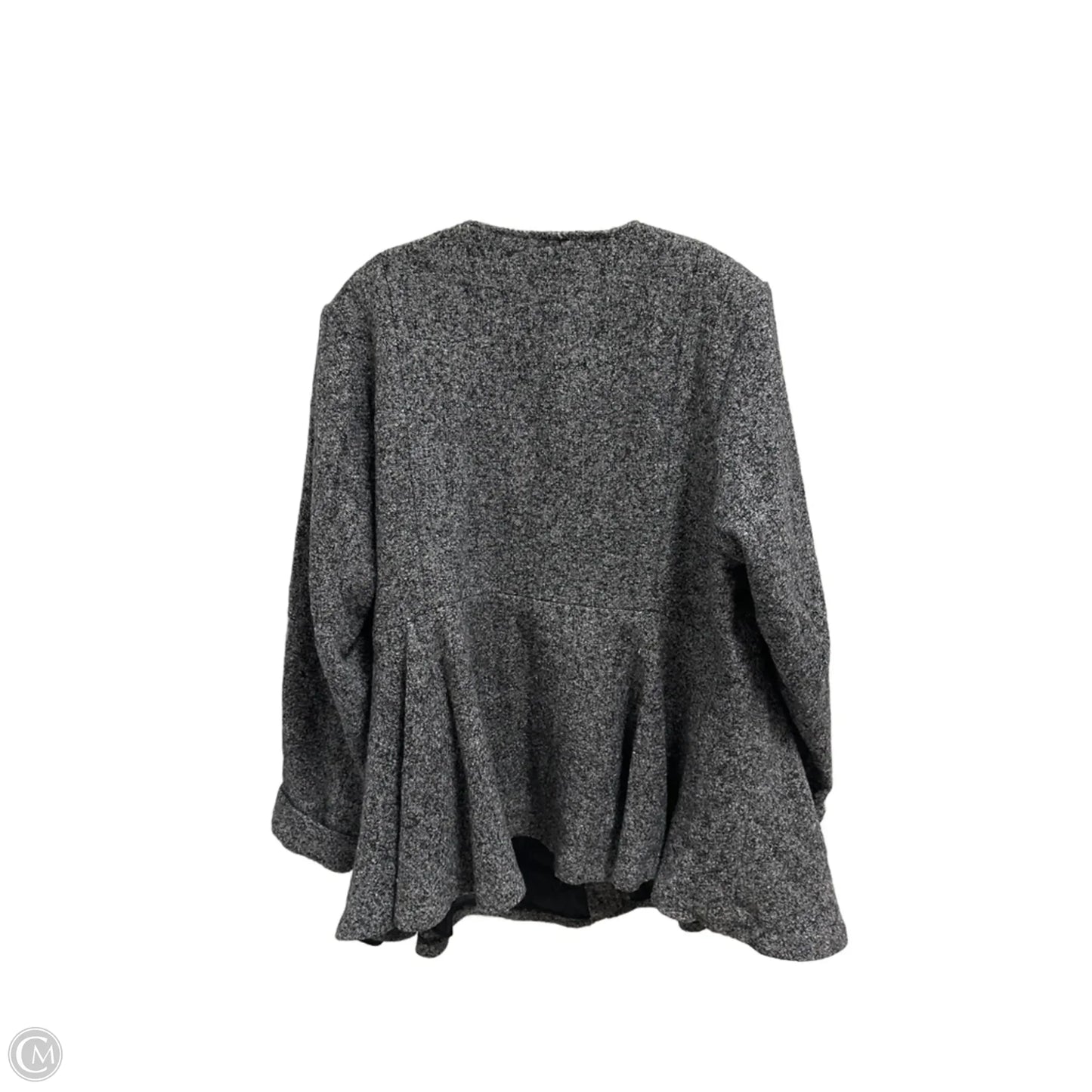 Jacket Faux Fur & Sherpa By Torrid In Grey, Size: 3x