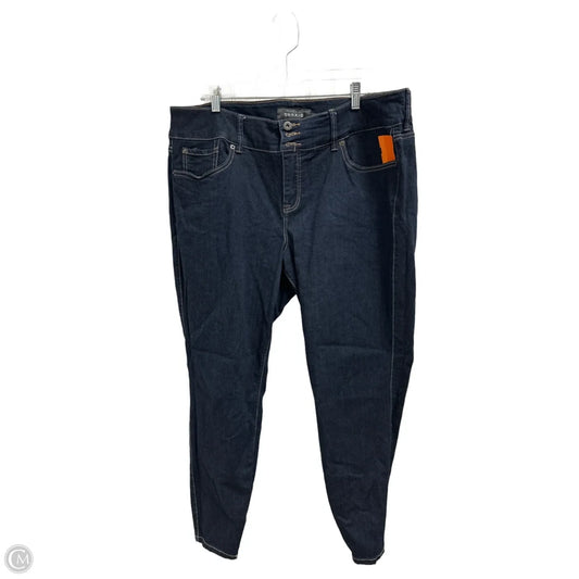 Jeans Skinny By Torrid In Blue, Size: 20