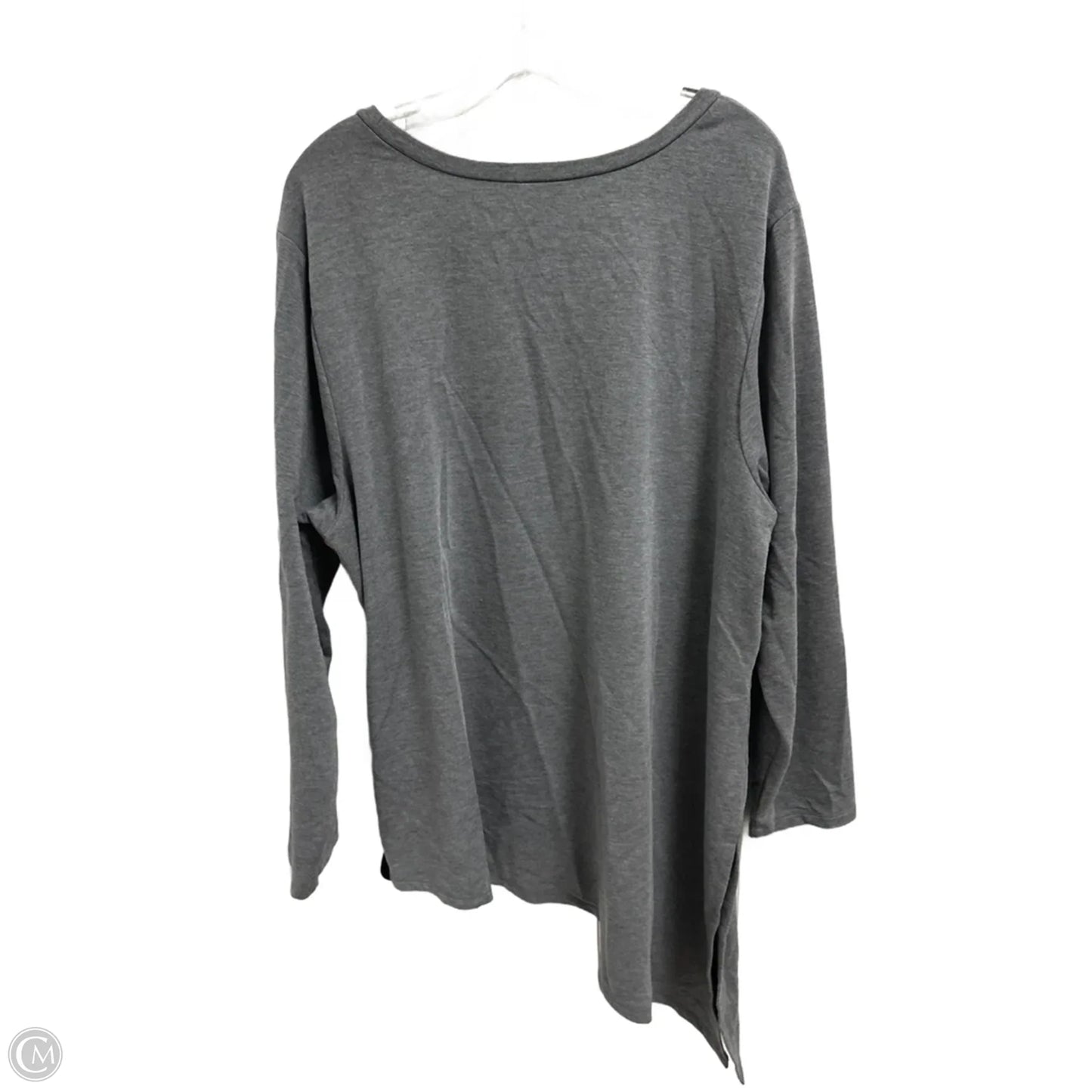 Top Long Sleeve By Torrid In Grey, Size: 3x