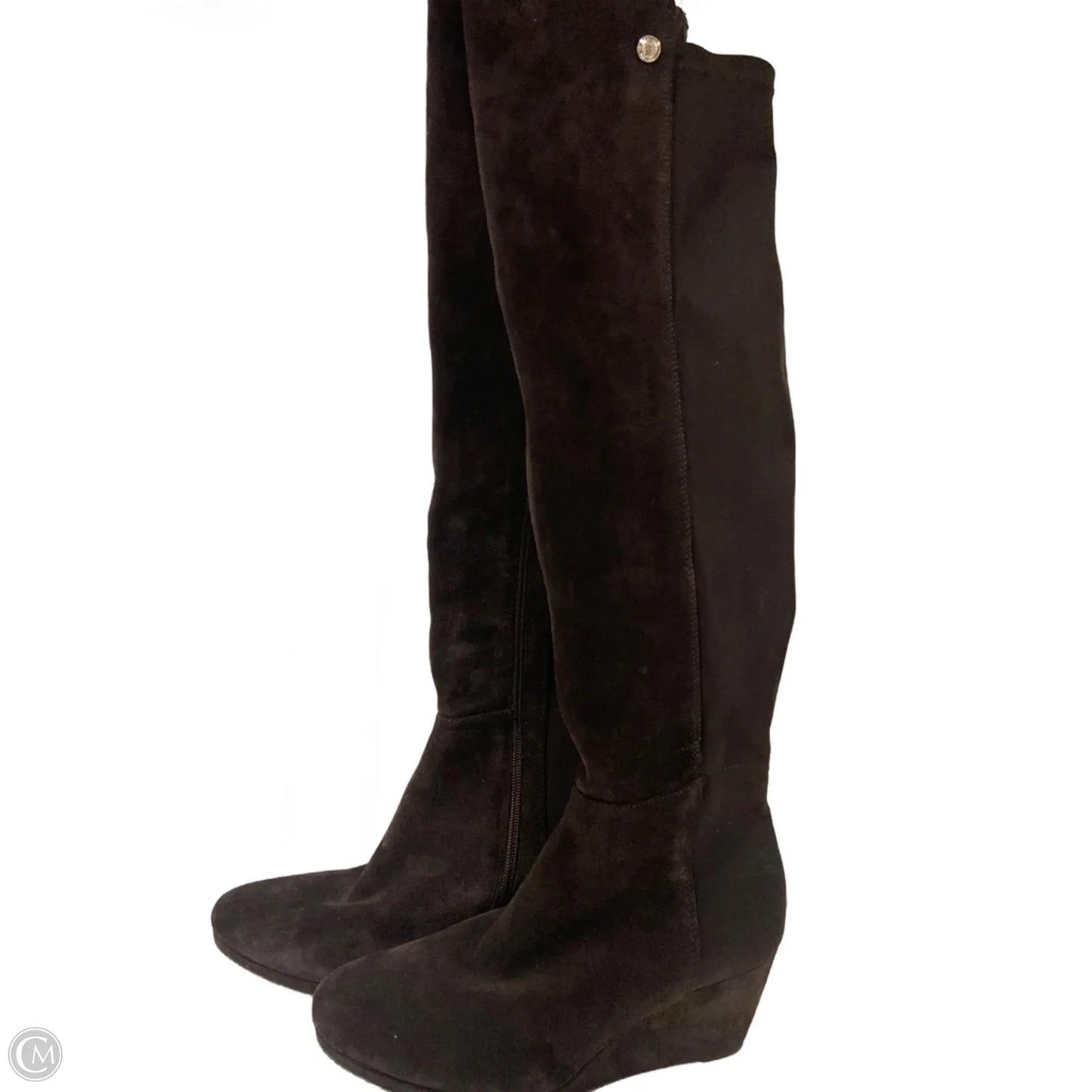 Boots Knee Heels By Vince Camuto In Brown, Size: 8