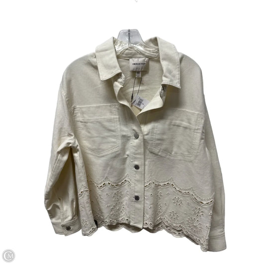 Jacket Denim By Industry In Brown, Size: S