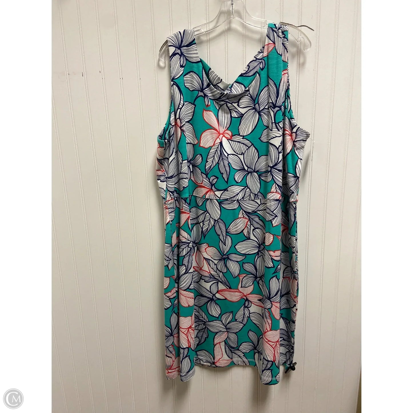 Dress Casual Short By Talbots In Aqua, Size: 3x