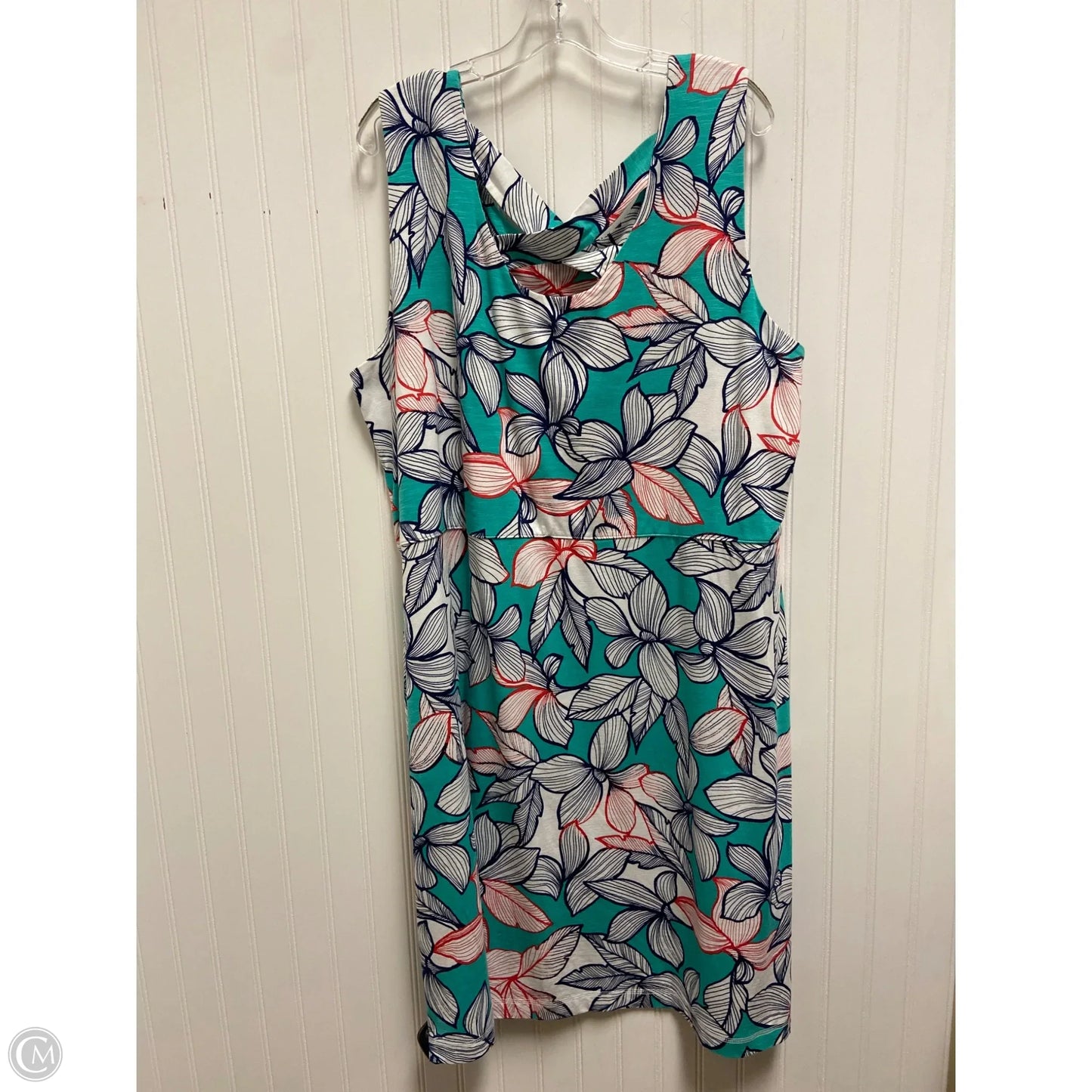 Dress Casual Short By Talbots In Aqua, Size: 3x