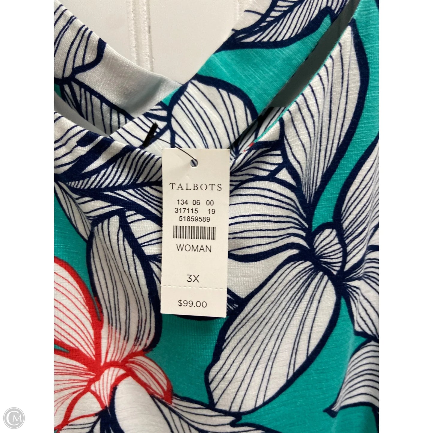 Dress Casual Short By Talbots In Aqua, Size: 3x