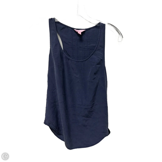 Top Sleeveless Designer By Lilly Pulitzer In Blue, Size: Xs