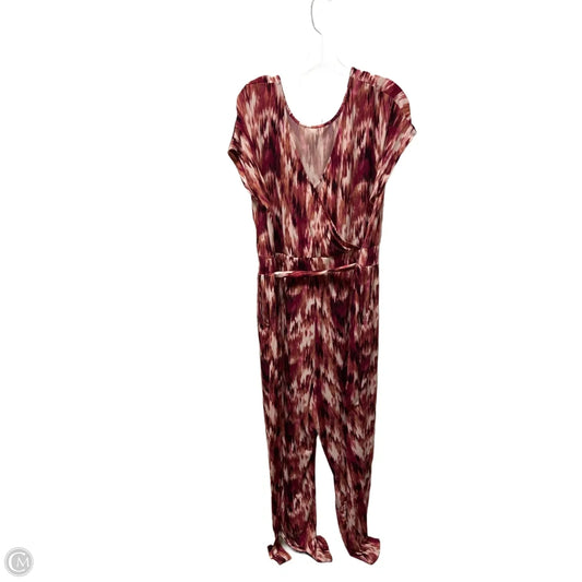 Jumpsuit By G By Giuliana In Pink, Size: 1x