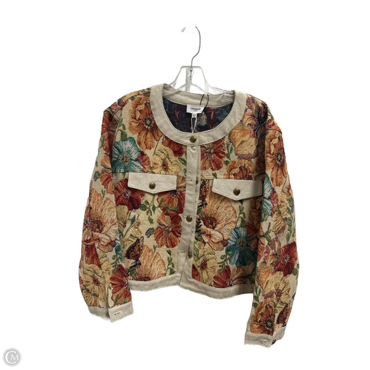 Jacket Other By Anniewear In Floral Print, Size: L