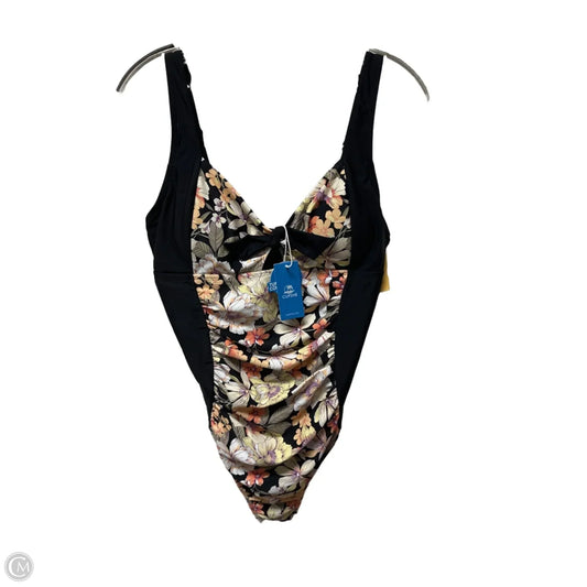 Swimsuit Top By Cupshe In Floral Print, Size: Xl